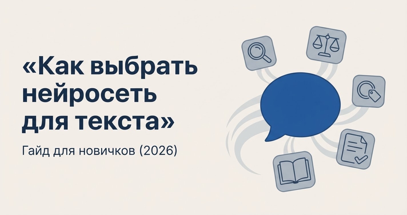 Как выбрать нейросеть для текста в 2026 году: гайд для тех, кто теряется в GPT, Claude и Gemini