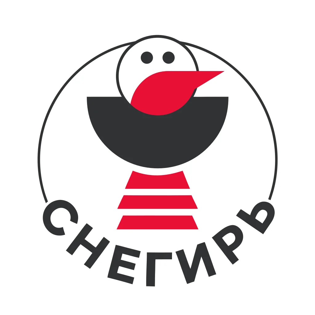 Логотип кофейни Снегирь — результат Recraft V4.1 Vector